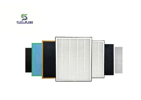 مرشحات تطهير الهواء PP PF HEPA 0.3um 99.97% للمنازل