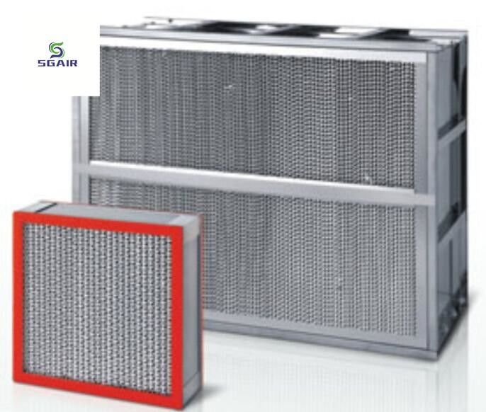 مرشح HEPA عالي الكفاءة عالية الحرارة عالية الحرارة المقاوم للدعم OEM