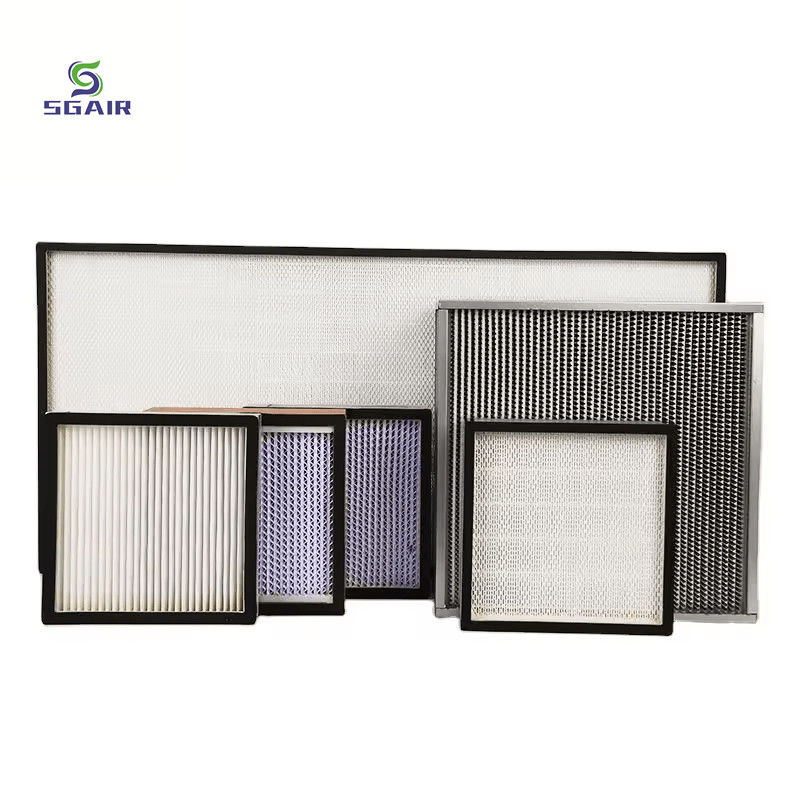 تكييف الهواء G4 Hepa Filter نوع V المدمج المنسحب