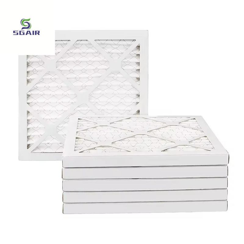 مرشحات الهواء التهوية HVAC لـ G4 F5 F6 F7 F8 F9 MERV 4 6 8 11 12 13 16